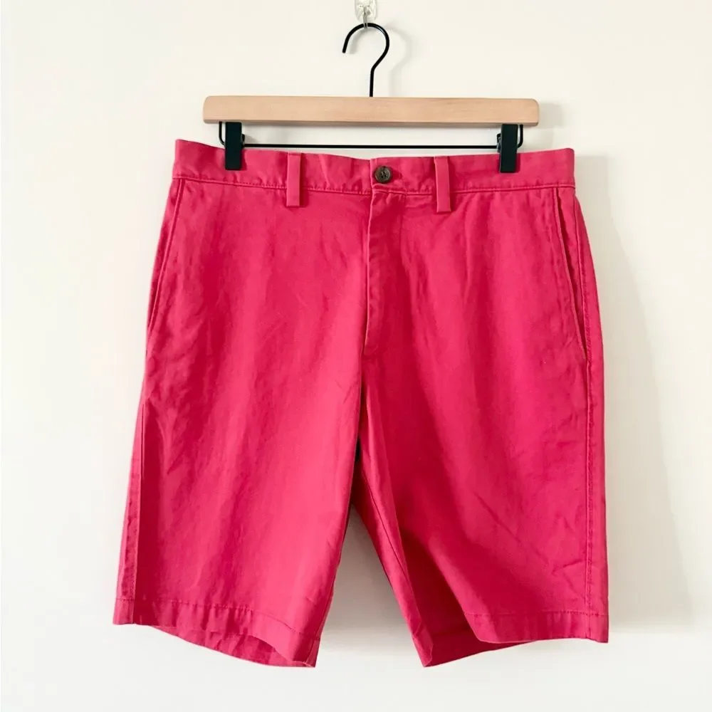 NWT Banana Republic Slim Fit Deck Short 9” inseam in Washed Red - Size 31